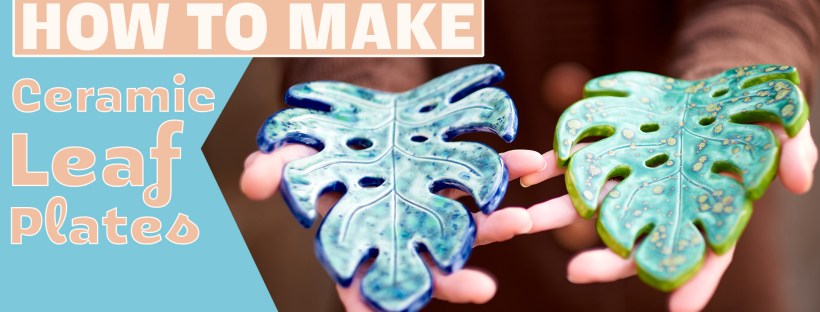 How to make Monstera Ceramic Leaf Plate by Athena Mariah LaRue