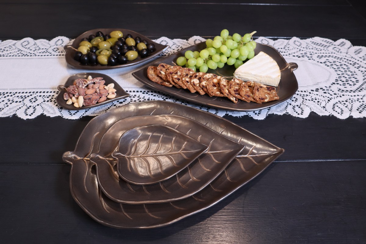 Charcuterie Leaf Plates by Athena Mariah LaRue